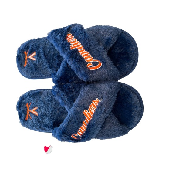 "Cozy NCAA Virginia Cavaliers Cross Slides Navy XL" - Picture 10 of 10